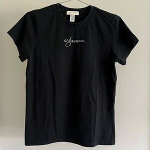Wynn Logo Vegas Black T with sequins size Large-